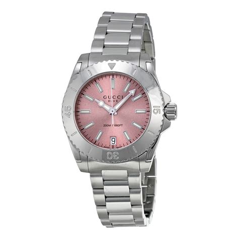 gucci dive watch ladies pink|gucci dive watch snake.